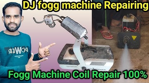 How To Fog machine coel repair slolve 100% || fog smoke machine repair || dj fog machine