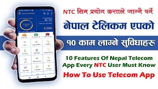 Top 10 Features Of Nepal Telecom App Every NTC User Must Know | How To Use Nepal Telecom Mobile App screenshot 1