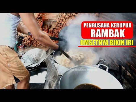 CARA MENGGORENG KERUPUK RAMBAK AGAR MENGEMBANG | KRUPUK KULIT JANGEK - KERUPUK KULIT. 