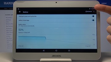 How to Check Battery Percentage on ARCHOS Access 101 3G V2 – Battery Settings
