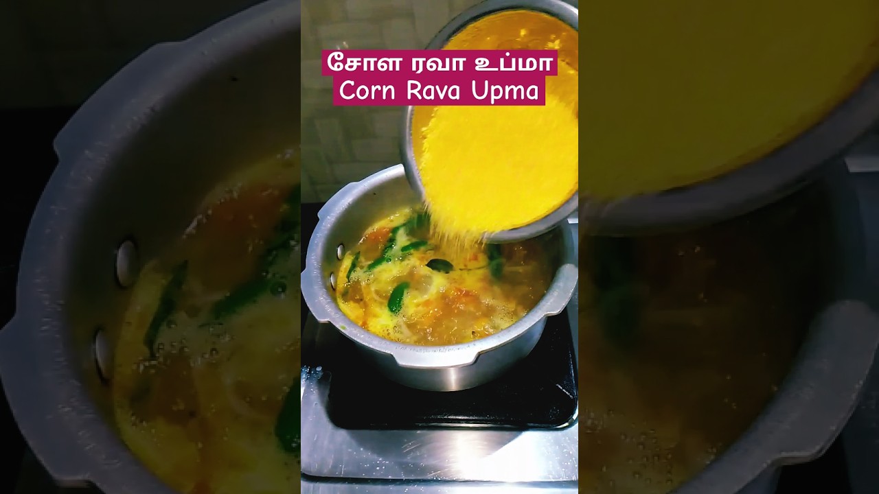 Corn Rava Upma(corn semolina)|Quick🌽Healthy Breakfast Recipes