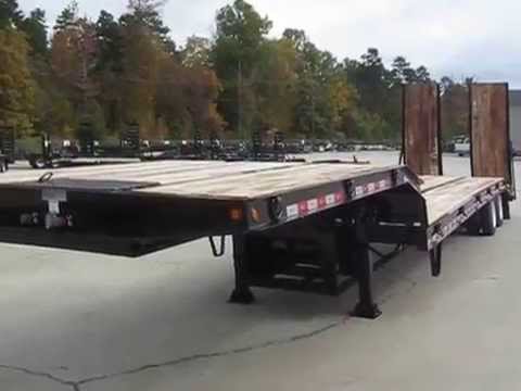 Walk Around View Of Kaufman Drop Deck Trailer Youtube