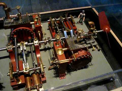 Model of the CSS Virginia's steam engine.