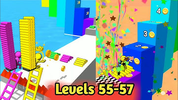 Ladder Race Gameplay Walkthrough All Level 55-57 Update (Android, iOS) Part 1