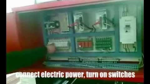 CNC V grooving machine operation guide