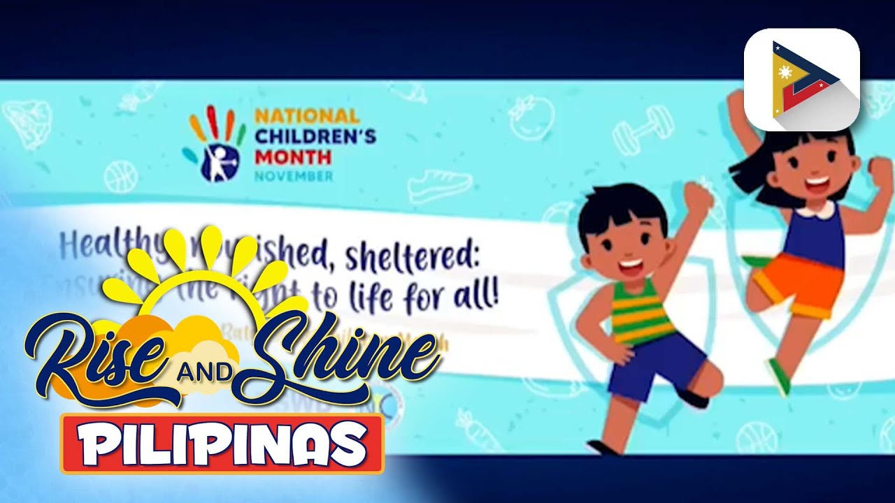 National Children's Month, ipinagdiriwang tuwing buwan ng Nobyembre ...