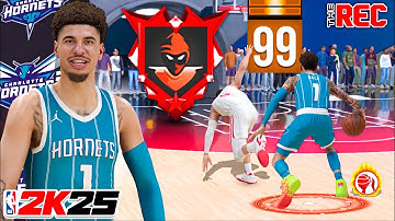 This LAMELO BALL BUILD is UNSTOPPABLE in RANDOM REC on NBA 2K25