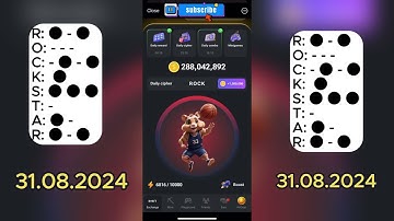 31 August Daily Cipher—Code for 1 m Coins | Hamster Kombat Daily Cipher | 31 August Daily Cipher