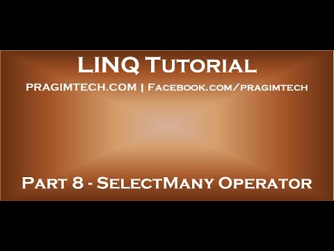 ვიდეო: რა არის SelectMany Linq-ში?