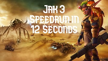 Jak 3 Any% Debug Mode Speedrun in 12 Seconds (PS4)