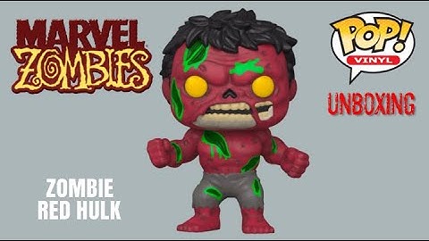 Zombie Red Hulk Funko Pop Vinyl Marvel Zombies
