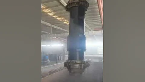 The hydrostatic pressure test of HDPE pipes with temperature of 80 degree