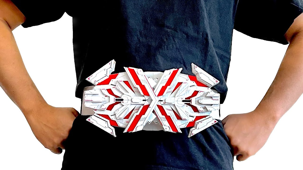 Review) Testing Handmade DX Driver cardboard | Kamen Rider Belt