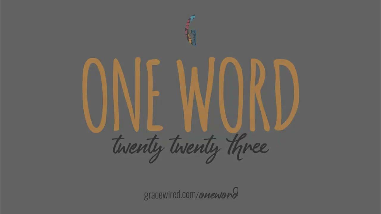One Word Challenge 2023 YouTube
