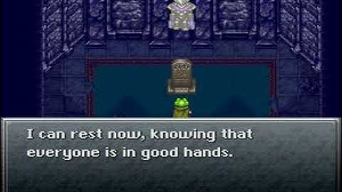 Chrono Trigger - 600 A.D. - Fated Hour - Powering Up the Masamune story scene; Frog