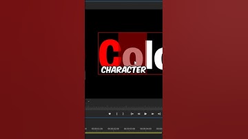 How To Make Color Text Effect in Premiere Pro