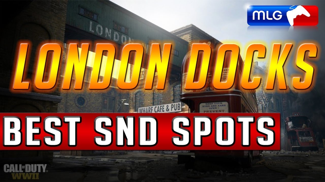 COD WW2 Best GB/Competitve SnD Spots - London Docks