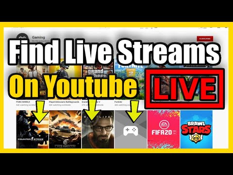 How to find LIVE STREAMS on ! (Gaming, Animals Cams, Sports