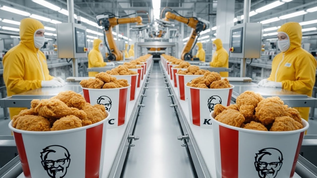 Inside the KFC Factory: From Fresh Chicken to Crispy Perfection (Full Process)