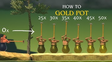 Getting Over it Golden Pot. Pot changing Color