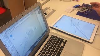 Etch-a-Sketch with accelerometer