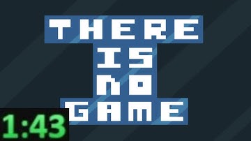 Ik heb Speedran gedaan. Er is geen spel.