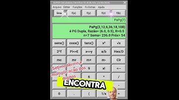 Multiplicação dos dígitos do 7° termo com minha Super Calculadora Python  #matematica #sequência
