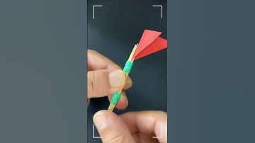 Ingenious Mini Crossbow: Crafting Fun with Toothpicks, Rubber Bands, and Hard Paper #viral #craft