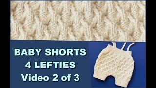 HOW TO KNIT BABY #SHORTS - 