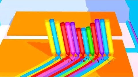 Pencil Rush 3D  MAX LEVEL 🌈🥳 Gameplay All Levels Walkthrough iOS, Android New Game