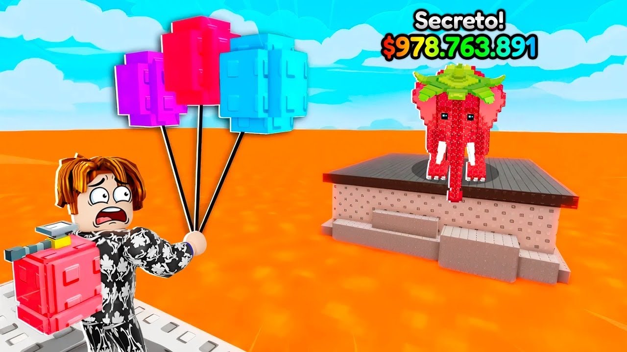 BALÃO COM GÁS PARA ENCONTRAR O BRAINROT MAIS RARO NO ROBLOX