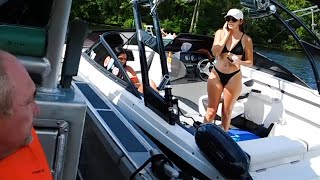 Police Arrest Em After Discovering Hes Been Partying Too Hard
Bodycam Video Of Police Arresting Em After Discovering Hes Been Partying Too Hard - On July 20, 2024, an officer specialist with the Florida Fish and Wildlife Conservation Commission (FWC), accompanied by another FWC officer, was patrolling Black Creek in Clay County, Florida. At approximately 1600 hours, the officers observed a black vessel with Florida registration numbers ******* improperly displayed. They also noticed the vessels swim ladder folded down and dragging in the water, suggesting that the operator had neglected to stow it.
The officers activated their patrol vessel’s emergency blue lights to initiate a stop. Upon making contact with the vessel operator, identified through his Florida driver’s license, it was explained that the stop was due to the improper display of registration numbers. The operator stated the numbers were already on the vessel when purchased. He was informed that vessel operators are responsible for ensuring proper display of registration.
During the interaction, the operator exhibited slurred speech, and the officers observed numerous empty alcoholic beverage containers aboard the vessel. A boating safety inspection revealed the operator moving slowly and bracing against fixed objects for balance. When questioned about alcohol consumption, he admitted to drinking a couple of beers. The operator agreed to board the patrol vessel to perform a series of tasks to determine his ability to safely operate the vessel.
Once aboard the patrol vessel, the officers detected the odor of alcohol emanating from the operator and observed glassy, bloodshot eyes. The operator participated in Standardized Field Sobriety Tasks (SFSTs) but exhibited signs of impairment. He stated that he had an issue with his ankle but denied any significant medical conditions, physical defects, or drug use aside from blood pressure medication.
Based on the officer’s observations and the operators performance during the SFSTs, the operator was placed under arrest for boating under the influence. He was secured in double-locked handcuffs, provided with a personal flotation device, and transported to the Old Ferry Boat Ramp. While transferring the operator from the patrol vessel to shore, he attempted to walk along the gunwale, stating, I’m going to walk right here to show you I’m not that shit-faced, before bumping his head on the T-top of the vessel and nearly falling. The officers assisted him onto shore and then into a patrol vehicle.
During transport to the Clay County Jail, the operator became agitated and spontaneously made threatening statements, including, You won’t be breathing by daylight. When asked to clarify, he refused to elaborate. Upon arrival at the jail, he declined to provide a breath sample, was read implied consent, and refused again.
The operator was charged with boating under the influence while normal faculties were impaired. He also received citations for refusal to submit to a breath test and improper display of registration numbers.
Donny Rapture,POLICE WATCH,cops,bodycam,body camera,police,news law&crime network,code blue cam,police interaction,police officer,crime documentaries,crime documentary,dui,police activity,police videos,POLICE INSIDER,police insider uncut,first amendment audit,1st amendment audit,inside edition,corrupt cops caught on camera,cop,live pd,a&e,law and crime network,crime,law enforcement,donut operator,FWC,Fish And Wildlife,Hunting,Fishing Police Arrest Em After Discovering Hes Been Partying Too Hard