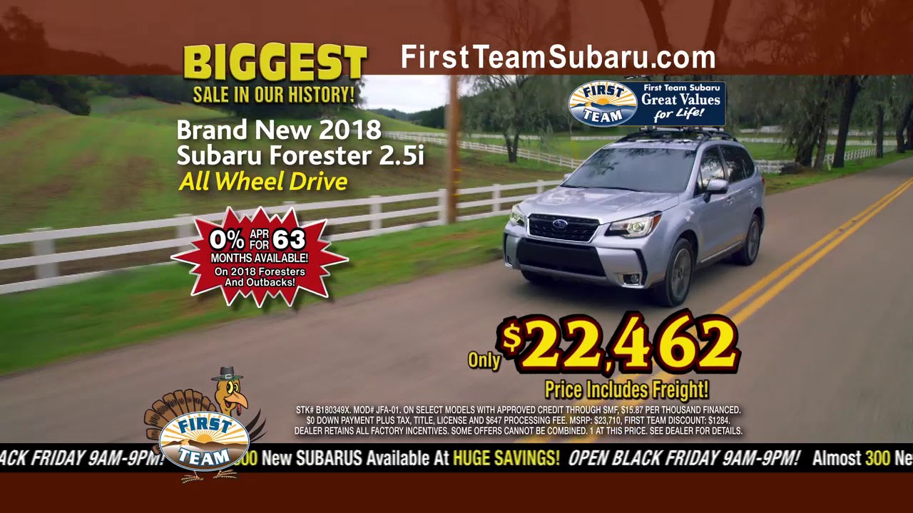 First Team Subaru >> First Team Subaru Black Friday Event First Team Subaru First Team Subaru >> First Team Subaru Black Friday Event First Team Subaru