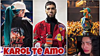 ANUEL DECLARA SU AMOR POR KAROL DE NUEVO👀🫢 YAILIN MOL3STA😤 KAROL SE SORPRENDE 😍