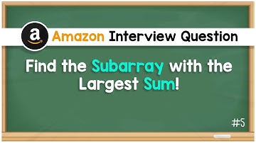 Maximum Subarray - Code Interview Question - Leetcode #53