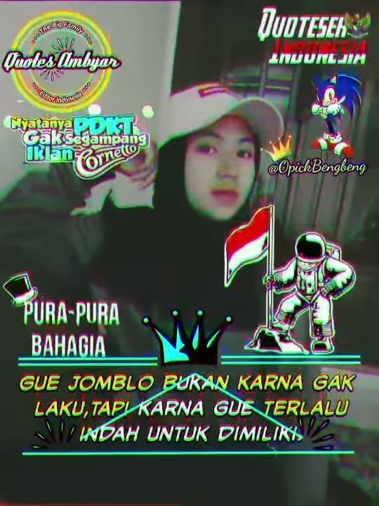 Story WA jomblo itu indah untuk dimiliki!🔥