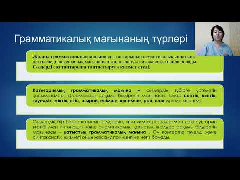 Бейне: Сөйлемдегі тура мағынасында ма?