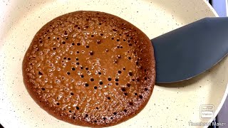 Quick Chocolate pancake recipe | #Shorts