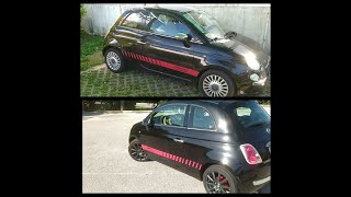 Fitting 4x100 PCD wheels on 4x98 Fiat 500 hubs + painting brake calipers