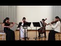 Villa-Lobos String Quartet No. 1 | PACO Chamber Academy | Palo Alto Chamber Orchestra
