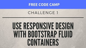 FCC - Use Responsive Design Bootstrap Fluid Containers - SOLUTION !!!