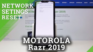 How to Reset Network in MOTOROLA Razr 2019 – Reset Wi-Fi & Bluetooth