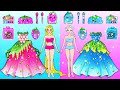 Vestir Muñecas De Papel - Útiles Escolares De Fresa Rosa Y Azul Extreme Makeover