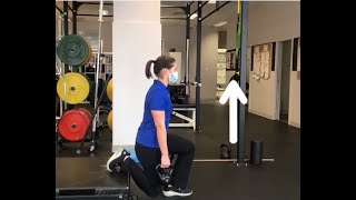 Single legged exercise: The Rear-Foot Elevated Split Squat (RFESS) or "Bulgarian Slit Squat"