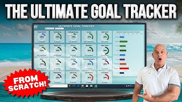 How To Build This Incredible Goal Tracker In Excel FROM SCRATCH
