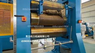 rubber calender machine Rubber calendering machine three rubber calender