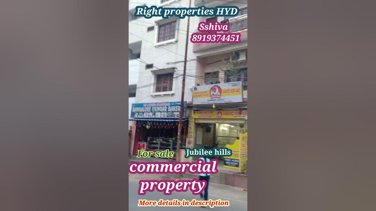 commercial property for sale Jubilee hills G+3 YouTube