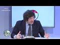 "Los socialistas le tienen alergia al agua y al trabajo" Javier Milei- 30/10/19