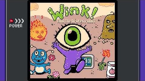 Wink! and the Broken Robot Demo - 2022 Game Boy Color Homebrew (MiSTer FPGA Capture)