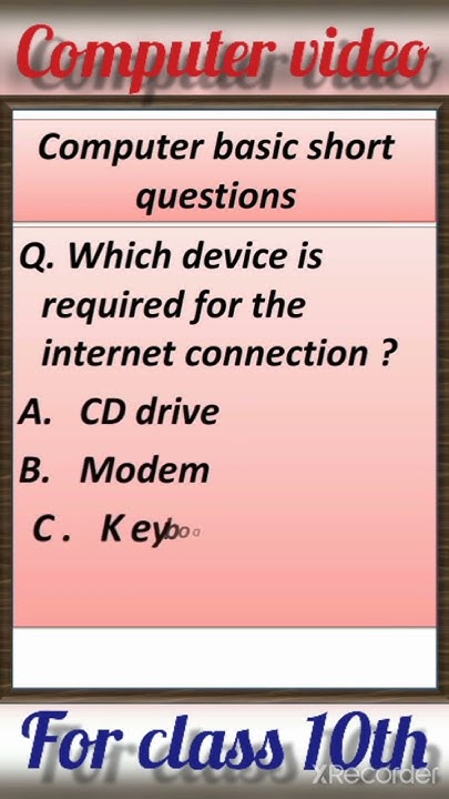 computer basic knowledge questions || #computers || short video ...
